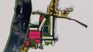 Dhakeshwari land project concept animation I Skeleton Architects Ltd