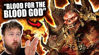 Why Do People Worship Khorne, Chaos God Of Blood? | Warhammer 40K Lore