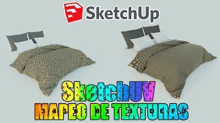 Mapeo de texturas con Sketch UV ( Pluggin ) - YUTALLERDEARQUITECTURA.- MEJORA TUS RENDERS.