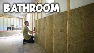 Bathroom Planning and Walls - Salvaged Mobile Home Rebuild