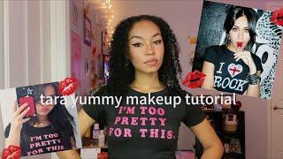 following tara yummy's makeup routine !!!