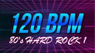 120 BPM - 80's Hard Rock - 4/4 Drum Track - Metronome - Drum Beat