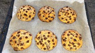 ЛУЧШЕЕ Американские Печенье С Шоколадной Крошкой В Стиле ПЕКАРНИ!️/Chocolate Chip Cookies