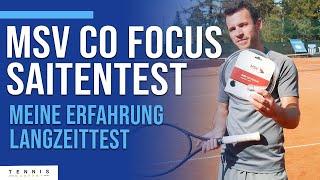 MSV Co Focus im Test | Tennis Saitentest | Tennis Mastery