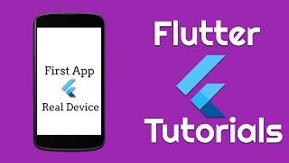 Flutter : Running An App On Real Device | Flutter In English By Desi programmer