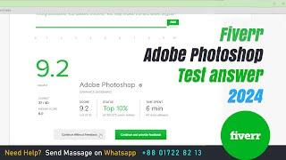 Fiverr Adobe Photoshop Test Answer 2024 | Graphic Design Photoshop Fiverr Test Answer