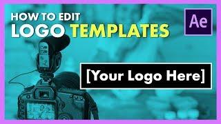 How to Edit Logo Reveal (Opener) Templates - Adobe After Effects CC Tutorial