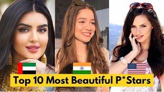 Top 10 Most Beautiful Prnstars ️ || Top P*stars in the World