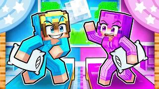 Nico & Zoey SLEEPOVER In Minecraft!