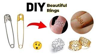 DIY Safety Pin RINGS You’ll Regret NOT Making!