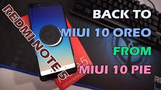 Cara Balik/ Downgrade ke MIUI 10 Android Oreo Redmi Note 5 Dari MIUI 10 Android Pie