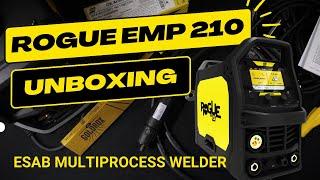 Unboxing the NEW Rogue EMP 210 PRO portable multiprocess welder from ESAB