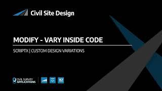 Civil Site Design | Custom Variation - Vary Inside Code