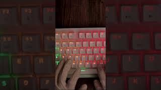 Fantech Gaming Keyboard Typing Test!!!!!