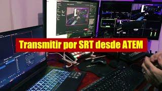 Transmitir por SRT desde ATEM Mini