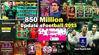 eFootball 2025 850 Million Downloads Campaign! SHOWTIME RONALDO & FREE Epic Pack 2025! 