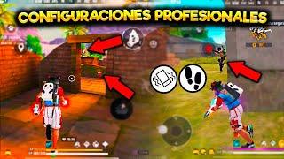 3 CONFIGURACIONES que usan TODOS los JUGADORES PROFESIONALES de Free Fire️