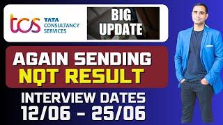 TCS Big Update & Result | TCS Again Sending Result | Interview Date- 12/06 - 25/06
