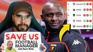 SALVIAMO IL GENOA DALLA RETROCESSIONE!  | SAVE US FM ️ | Football Manager 2024  @DavorMilito