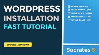 Wordpress Installation - Really Fast Tutorial - Watch First