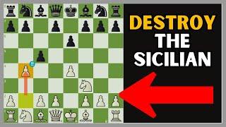 A Wild Line You Need To Learn - Sicilian Defense Counter (Tricky Gambit)