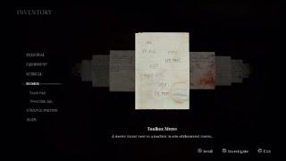 Silent Hill 2 Remake ToolBOX MeMo Code