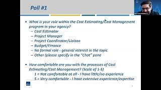 GSA PBS Client Enrichment Series - Cost Estimating and Cost Management Principles (2024)