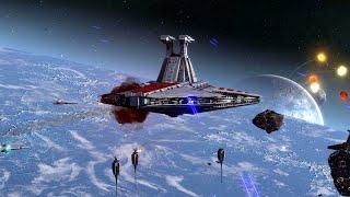 Epic Cinematic Space Battles - STAR WARS EMPIRE AT WAR REMAKE AI Battles #2