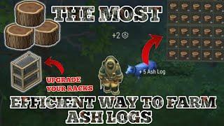 THE MOST EFFICIENT WAY TO FARM ASH LOGS upgrade your Racks Last Day on Earth 1.20.16