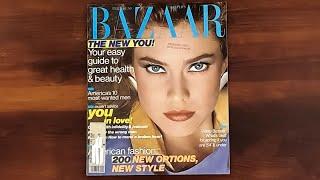 1982 February ASMR Magazine Flip Through: Harper's Bazaar Carol Alt