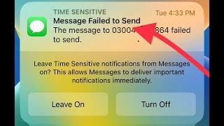 Messages Failed to Send on iPhone in iOS 16 | Message Not Delivered iPhone.