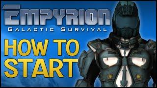 Empyrion Galactic Survival - Getting Started Tutorial - How To Craft, Build a Base & Fill Oxygen!