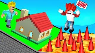 CAN WE BEAT ROBLOX SLIDE HOUSE TUMBLE ?  Khaleel and Motu Gameplay