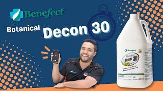 Disinfect in 30 seconds with Benefect Botanical Decon 30!