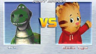 M.U.G.E.N BATTLES | Rex vs Daniel Tiger | Toy Story vs Daniel Tiger's Neighborhood