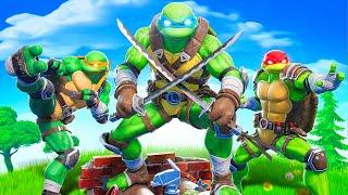 Having a NINJA TURTLE FAMILY in Fortnite!