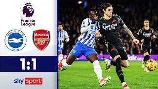 Trotz Youngster-Tor: Gunners lassen Punkte liegen! | Brighton - FC Arsenal | Premier League