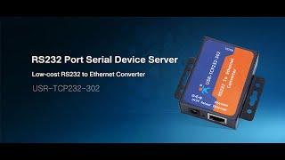 USR-TCP232-302 1-port RS232 to Ethernet Converters