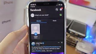 ANY iPhone How To Turn ON Dark Mode on FaceBook app!