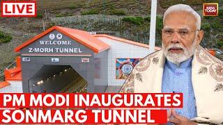 PM Modi LIVE: PM Modi Inaugurates Sonamarg Tunnel In Jammu & Kashmir | PM Modi Speech In J&K