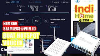 Nembak Seamless@wifi.id Pakai Mikrotik Setting Buat Hotspot Voucer 1 Akun Buat Banyak User #Part1