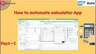 How to automate calculator App | Part-1 | SAP Automation | 2024