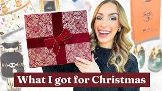 WHAT I GOT FOR CHRISTMAS!  HERMES, LOUIS VUITTON, GUERLAIN UNBOXINGS