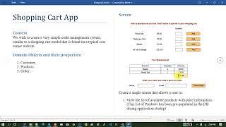 A Spring Boot Shopping Cart using REST APIs