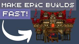 How To Make Epic Builds Fast | Minecraft Tutorial