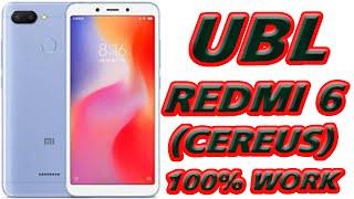 UNLOCK BOOTLOADER REDMI 6 (CEREUS)