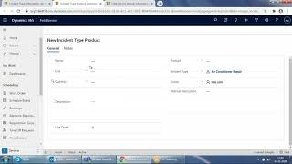 Incident Types in Dynamics 365 Field Service