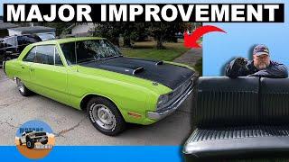 Dodge Dart Swinger 340 Bench to Bucket Seats Conversion