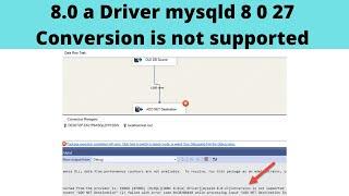 04 ERROR 07006 MySQL ODBC 8.0 a Driver mysqld 8 0 27 Conversion is not supported