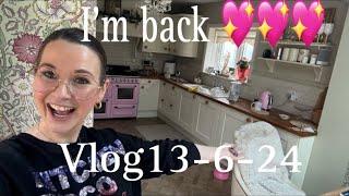 Real life vlogs I’m back  13-6-24 #reallifevlog